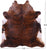 Brindle Natural Brown Cowhide Rug - XX-Large 8' 0"H x 7' 6"W