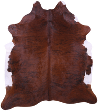 Thumbnail for Brindle Natural Brown Cowhide Rug - XX-Large 8' 3
