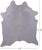 White Natural Cowhide Rug - Large 6' 10"H x 5' 9"W