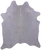 White Natural Cowhide Rug - Large 6' 10"H x 5' 9"W