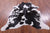 Black & White Natural Cowhide Rug - Large 6' 10"H x 5' 8"W