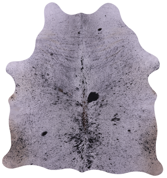 Black Salt & Pepper Natural Cowhide Rug - Medium 6' 0"H x 5' 8"W