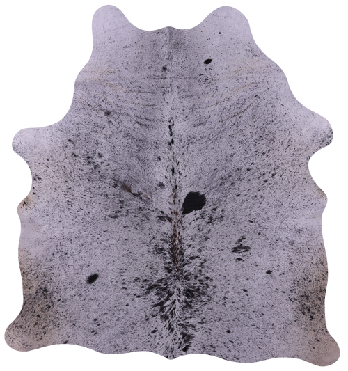 Black Salt & Pepper Natural Cowhide Rug - Medium 6' 0