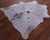 Black Salt & Pepper Natural Cowhide Rug - Medium 6' 0"H x 5' 8"W