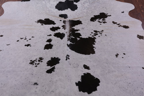 Brown Salt & Pepper Natural Cowhide Rug - Medium 6' 1