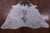 Grey & White Natural Cowhide Rug - Large 6' 8"H x 5' 8"W