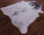 Grey & White Natural Cowhide Rug - Large 6' 8"H x 5' 8"W