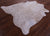 Brown & White Natural Cowhide Rug - Large 6' 6"H x 6' 4"W