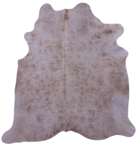 Thumbnail for Brown & White Natural Cowhide Rug - Large 6' 6