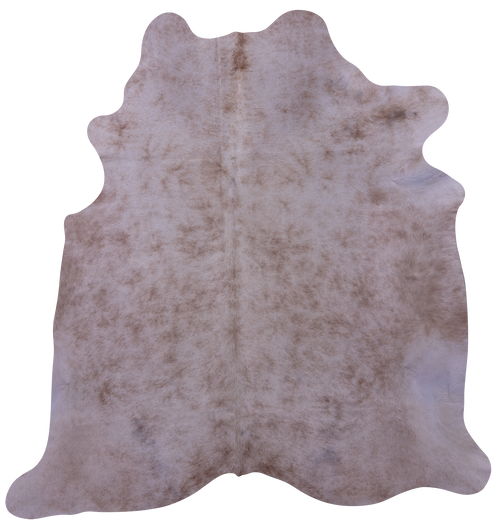Brown & White Natural Cowhide Rug - Large 6' 6