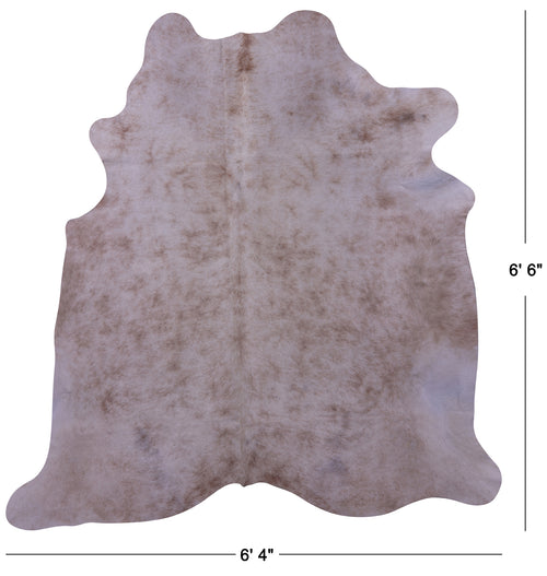Brown & White Natural Cowhide Rug - Large 6' 6