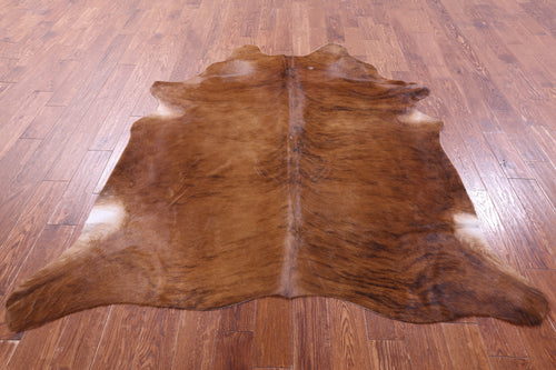 Brindle Natural Brown Cowhide Rug - X-Large 7' 0