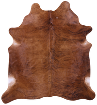 Thumbnail for Brindle Natural Brown Cowhide Rug - X-Large 7' 0