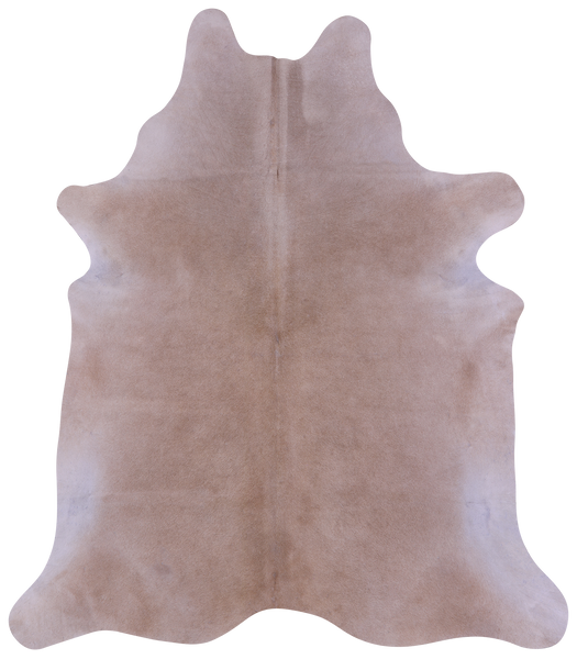 Beige Natural Cowhide Rug - X-Large 7' 5"H x 6' 4"W