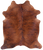 Brindle Natural Brown Cowhide Rug - Large 6' 11"H x 5' 8"W