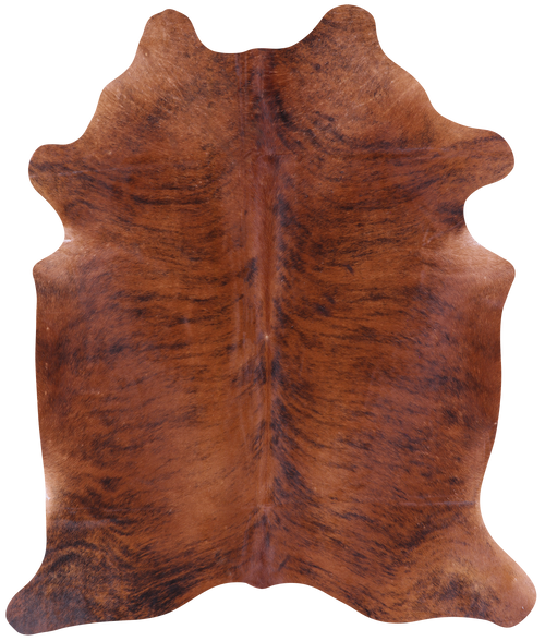 Brindle Natural Brown Cowhide Rug - Large 6' 11