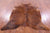 Brindle Natural Brown Cowhide Rug - Large 6' 11"H x 5' 8"W