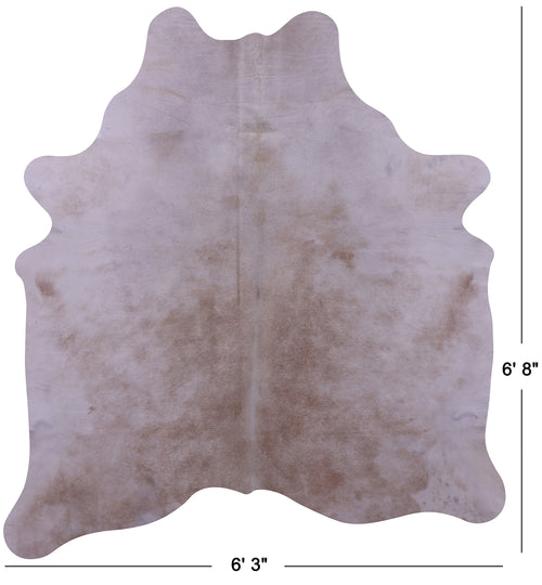 Beige Natural Cowhide Rug - Large 6' 8