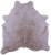 Beige Natural Cowhide Rug - Large 6' 8"H x 6' 3"W