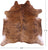 Light Brindle Natural Cowhide Rug - X-Large 7' 0"H x 6' 5"W