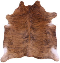 Thumbnail for Light Brindle Natural Cowhide Rug - X-Large 7' 0