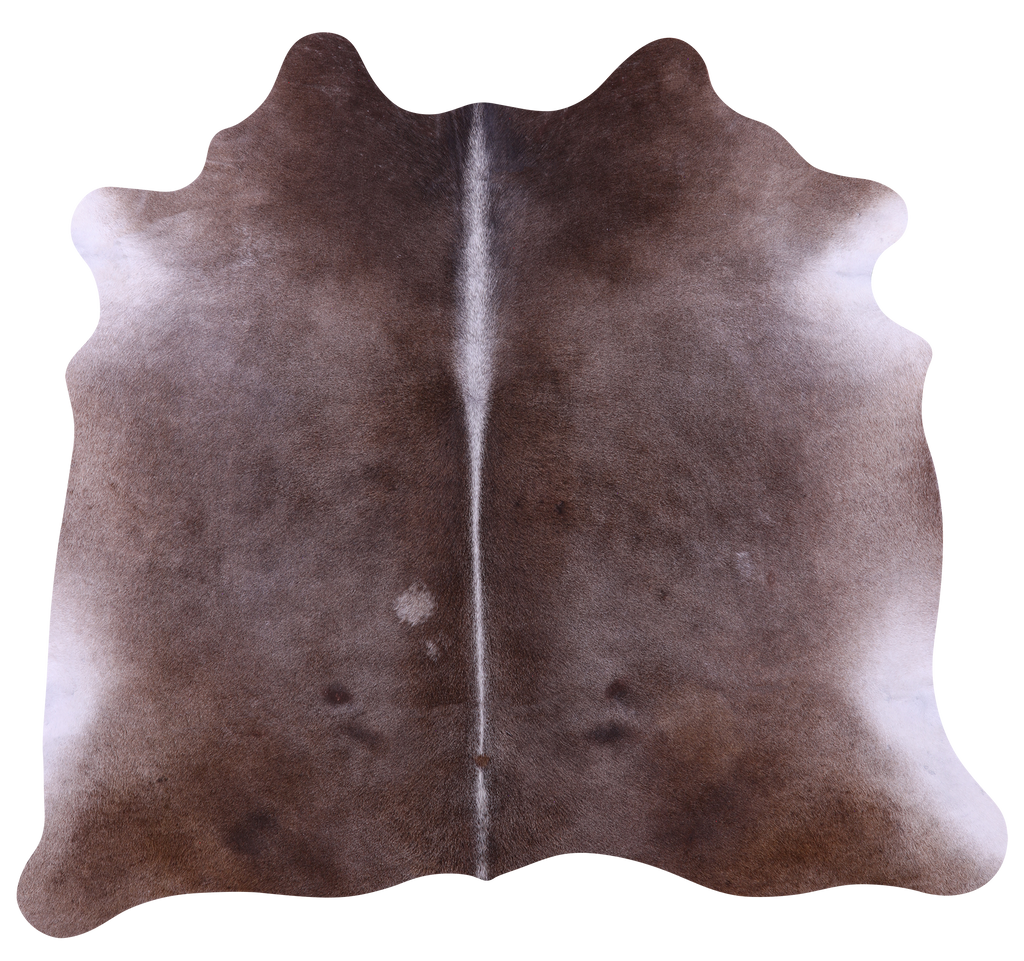 Grey Natural Cowhide Rug - Medium 6' 0"H x 6' 6"W