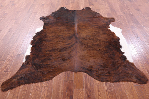 Brindle Natural Brown Cowhide Rug - X-Large 7' 0