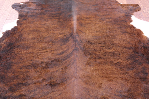 Brindle Natural Brown Cowhide Rug - X-Large 7' 0