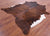 Brindle Natural Brown Cowhide Rug - X-Large 7' 0"H x 6' 1"W