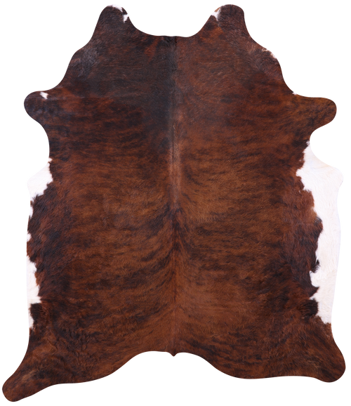 Brindle Natural Brown Cowhide Rug - X-Large 7' 0
