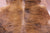 Brindle Natural Brown Cowhide Rug - Medium 5' 9"H x 5' 5"W