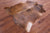 Brindle Natural Brown Cowhide Rug - Medium 5' 9"H x 5' 5"W