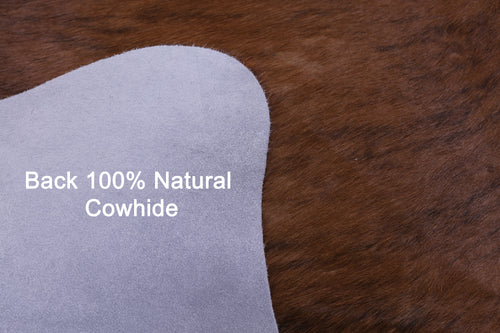 Brindle Natural Brown Cowhide Rug - Medium 5' 9