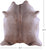 Light Brown Natural Cowhide Rug - Large 6' 7"H x 6' 1"W