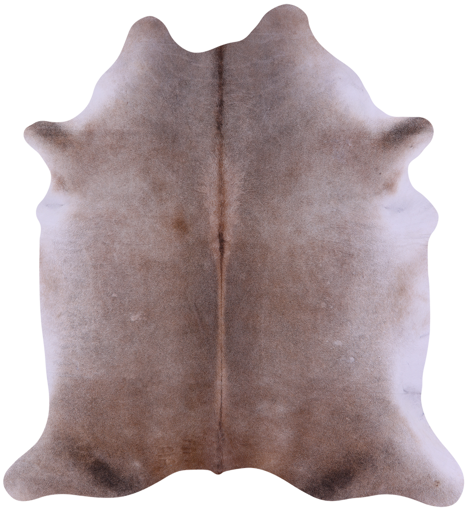 Light Brown Natural Cowhide Rug - Large 6' 7"H x 6' 1"W