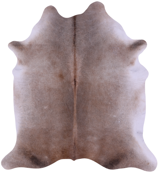 Light Brown Natural Cowhide Rug - Large 6' 7"H x 6' 1"W