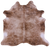 Light Brindle Natural Cowhide Rug - Large 6' 7"H x 6' 1"W