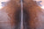 Dark Brown Natural Cowhide Rug - Medium 6' 2"H x 5' 5"W