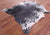 Black Salt & Pepper Natural Cowhide Rug - Large 6' 6"H x 5' 8"W