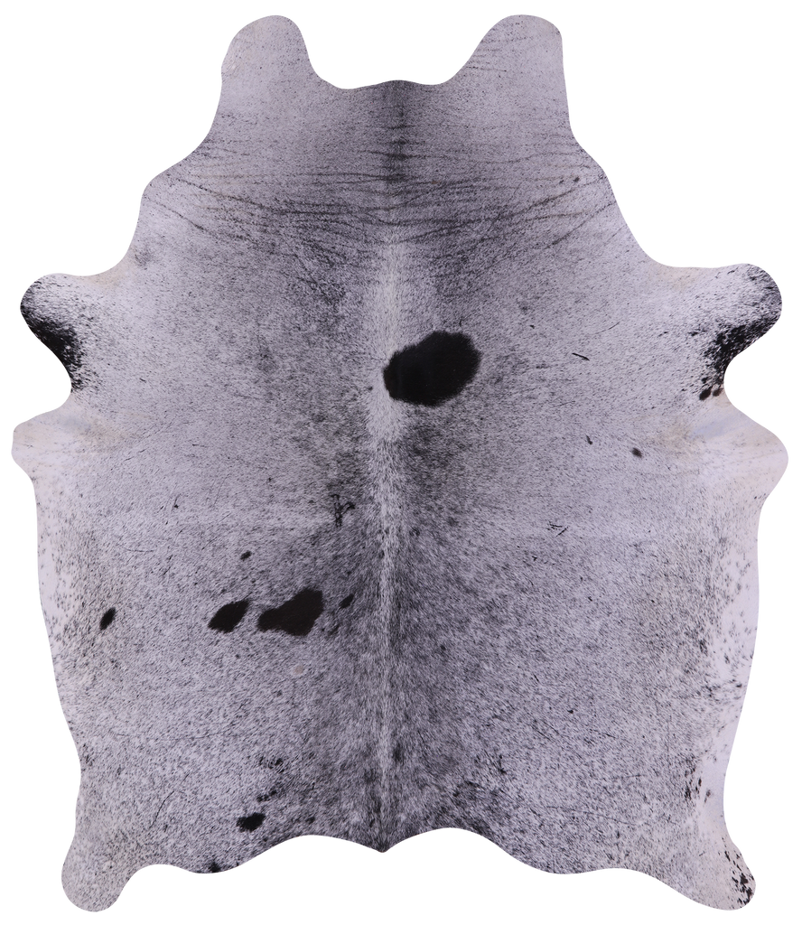 Black Salt & Pepper Natural Cowhide Rug - Large 6' 9"H x 5' 9"W