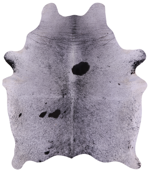 Black Salt & Pepper Natural Cowhide Rug - Large 6' 9"H x 5' 9"W