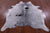 Black Salt & Pepper Natural Cowhide Rug - Large 6' 9"H x 5' 9"W