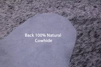 Thumbnail for Black Salt & Pepper Natural Cowhide Rug - Large 6' 9