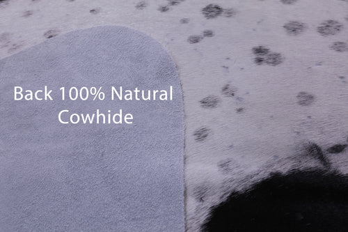 Brown Salt & Pepper Natural Cowhide Rug - X-Large 7' 0