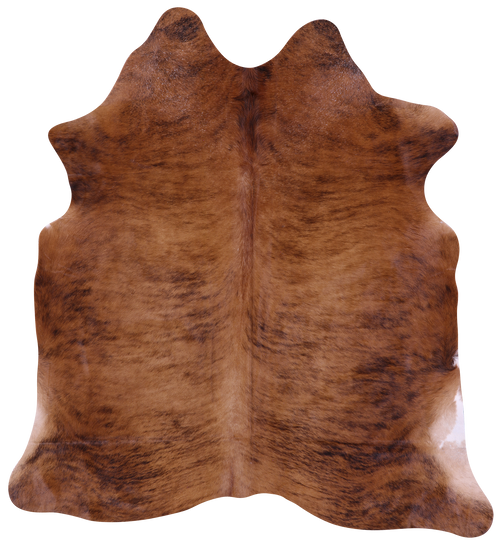 Brindle Natural Brown Cowhide Rug - Large 6' 4
