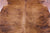 Brindle Natural Brown Cowhide Rug - Large 6' 4"H x 5' 11"W