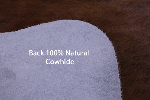 Brindle Natural Brown Cowhide Rug - Large 6' 4