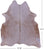 Beige Natural Cowhide Rug - Large 6' 7"H x 5' 10"W