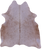 Beige Natural Cowhide Rug - Large 6' 7"H x 5' 10"W