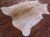 Beige Natural Cowhide Rug - X-Large 7' 0"H x 6' 2"W